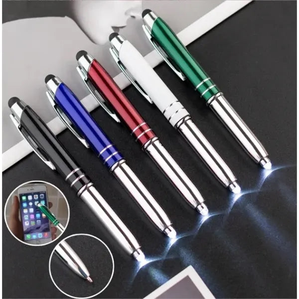 3-in-1 Stylus, Light, & Ballpoint Pen
