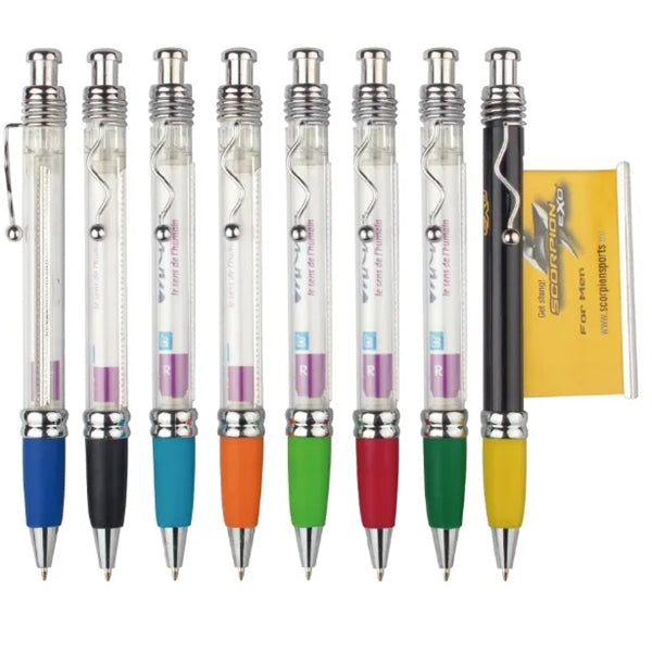 Ballpoint Pen with Retractable Banner