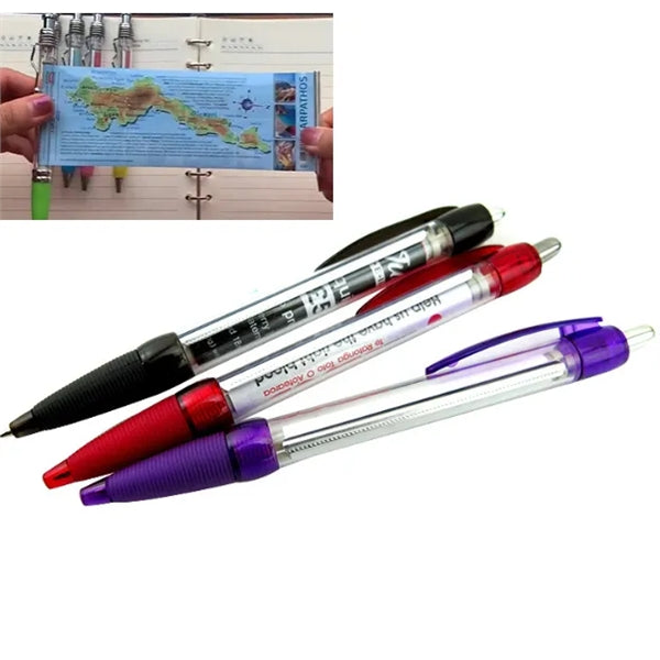Ballpoint Pen with Retractable Banner