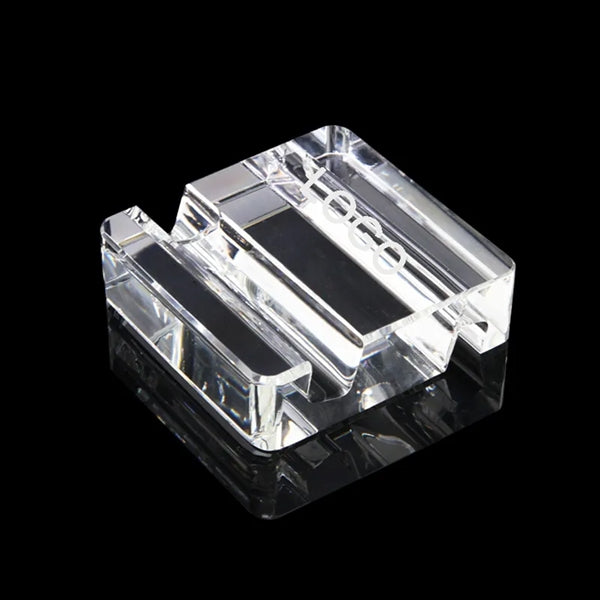Square Crystal Phone Stand Paperweight