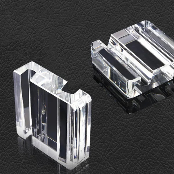 Square Crystal Phone Stand Paperweight