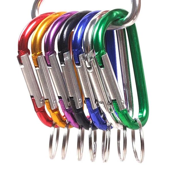 3" Aluminum Carabiner D Ring