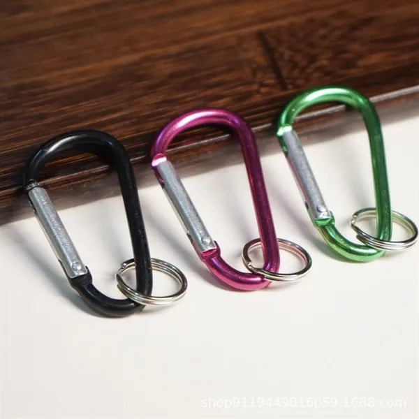 3" Aluminum Carabiner D Ring