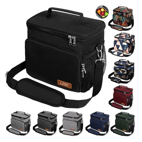 Large Capacity Insulated Cooler Lunch Bag
