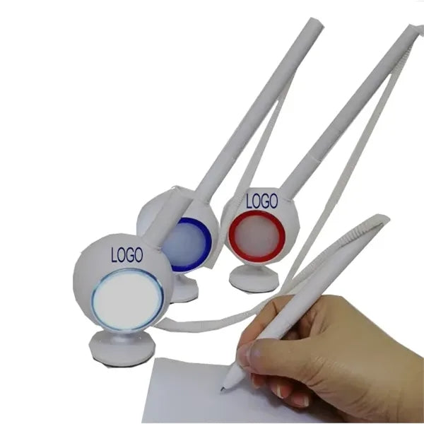 Glowing Ballpoint Pen with Desk Stand