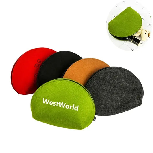 Felt Makeup Bag