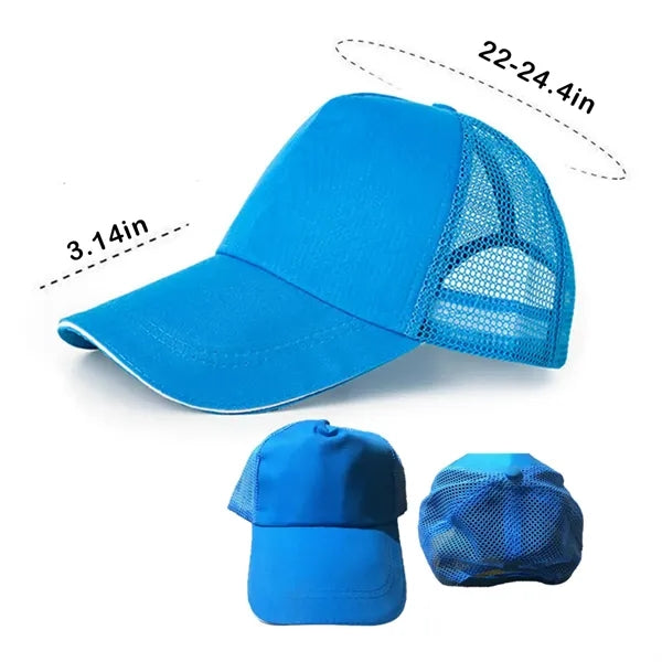 5 Panel Cotton Mesh Caps