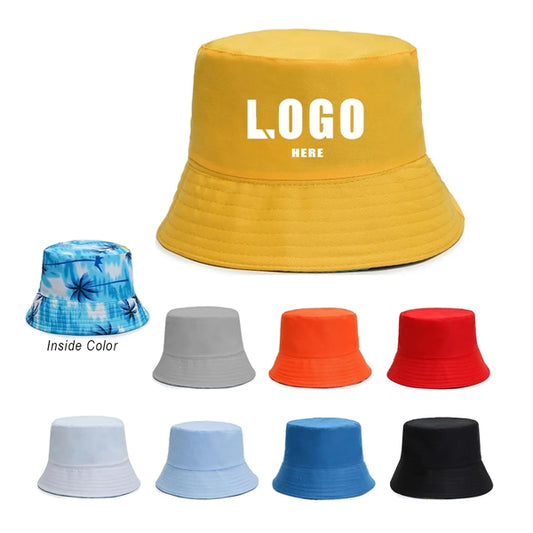 Double-Side Cotton Reversible Bucket Hats
