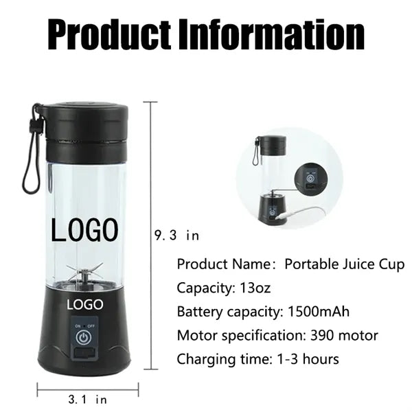 13oz 6 blades Electric Juice Cup