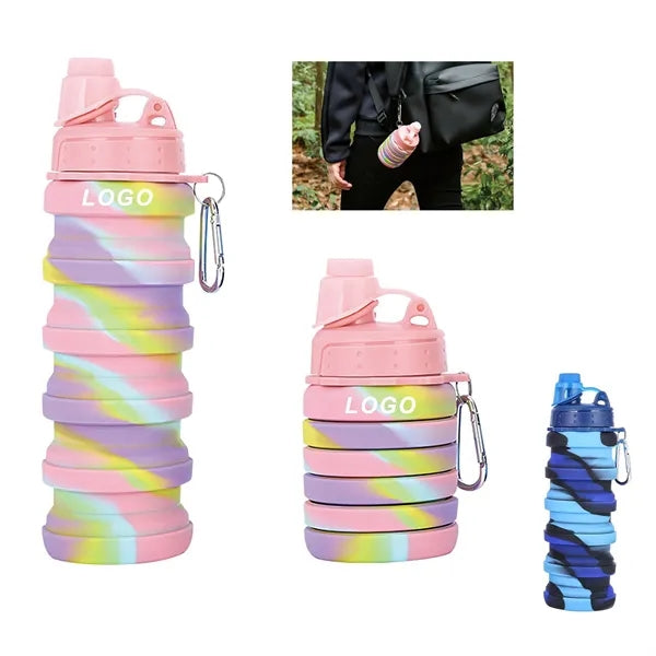 Collapsible Water Bottle With Carabiner