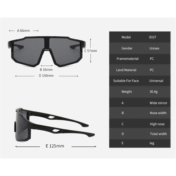 Polarized UV Protection Sports Sunglasses