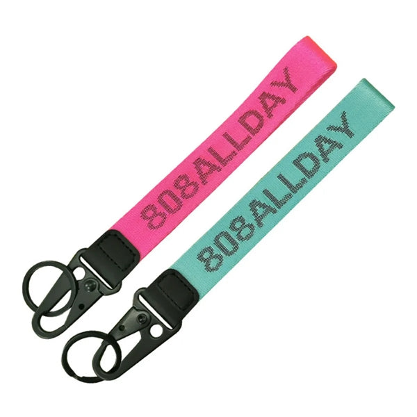 Nylon Web Wristlet Keychain Strap