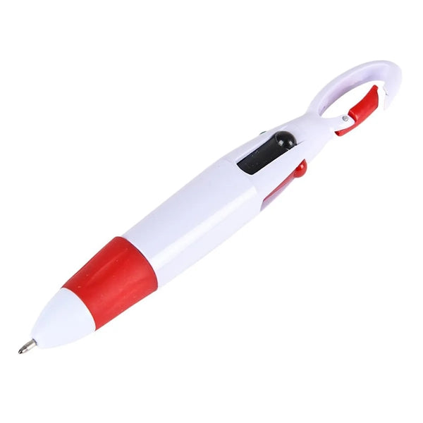 Retractable Shuttle Pens with Carabiner Clip