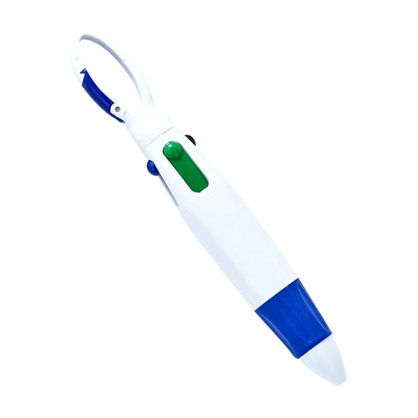 Retractable Shuttle Pens with Carabiner Clip
