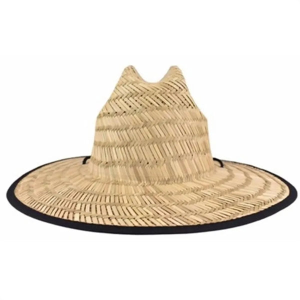 Straw Hat W/ Custom Patch