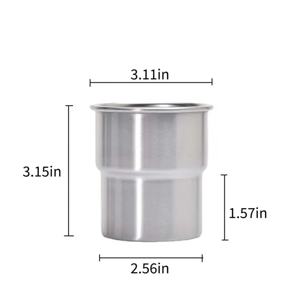 10 oz Stainless Steel Stacking Beer Drinking Cups