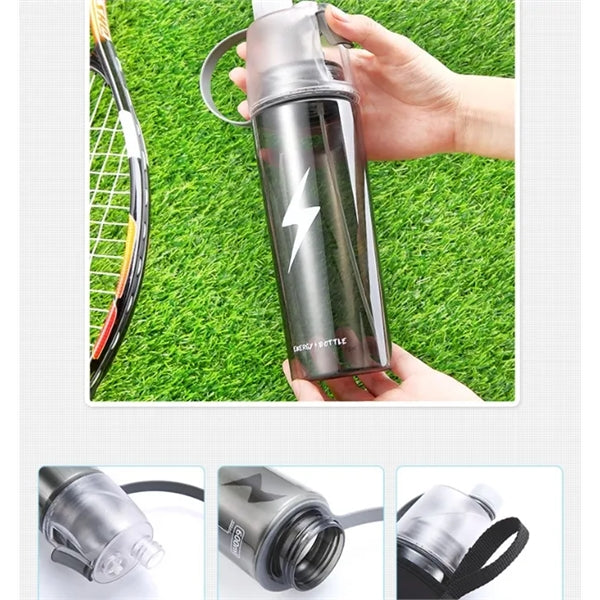 21 Oz Mist Spray Sports Water Bottle