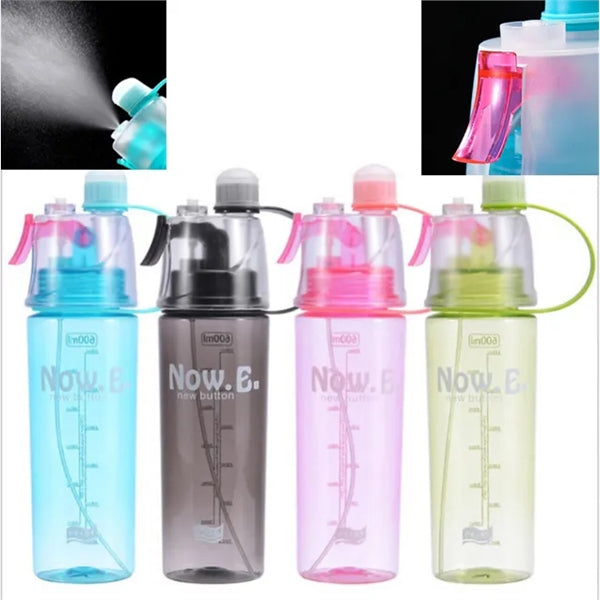 21 Oz Mist Spray Sports Water Bottle