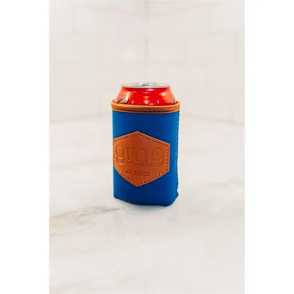 Genuine Neoprene Can Holder with Patch