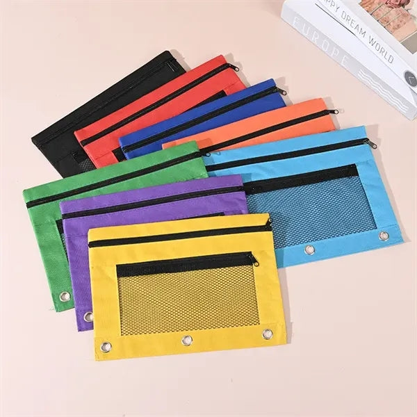 3 Ring Pencil Pouches