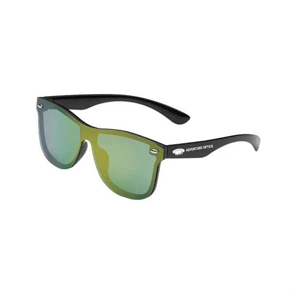 Spectator Mirrored Sunglasses (1 Color Imprint)