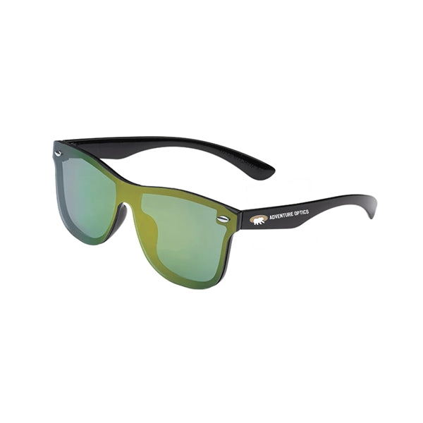 Spectator Mirrored Sunglasses (2 Color Imprint)