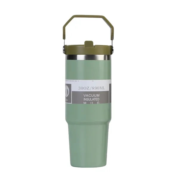 30 oz Stainless Steel Insulted Travel mugs With Straw