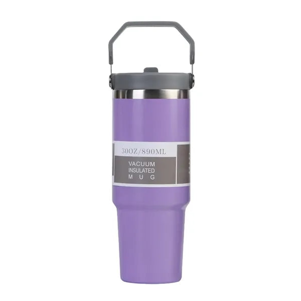 30 oz Stainless Steel Insulted Travel mugs With Straw