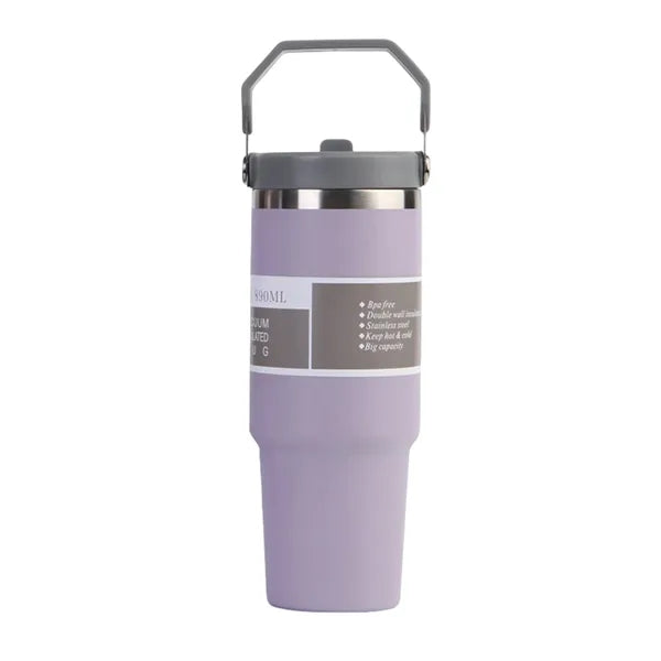 30 oz Stainless Steel Insulted Travel mugs With Straw