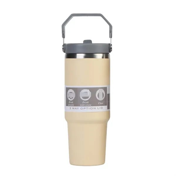 30 oz Stainless Steel Insulted Travel mugs With Straw