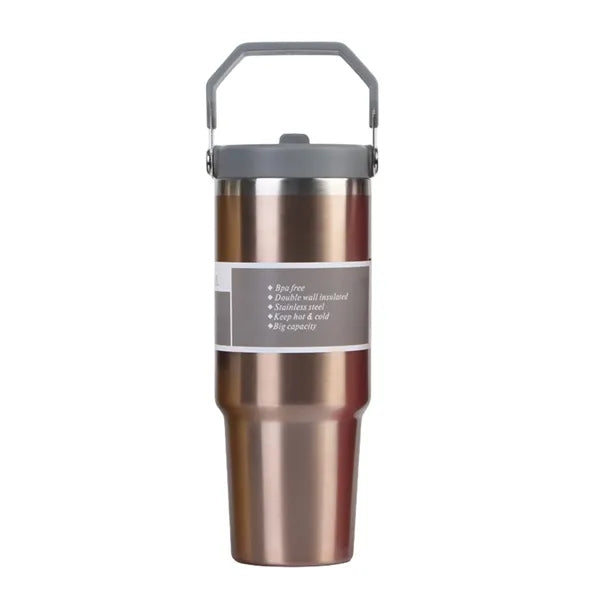 30 oz Stainless Steel Insulted Travel mugs With Straw