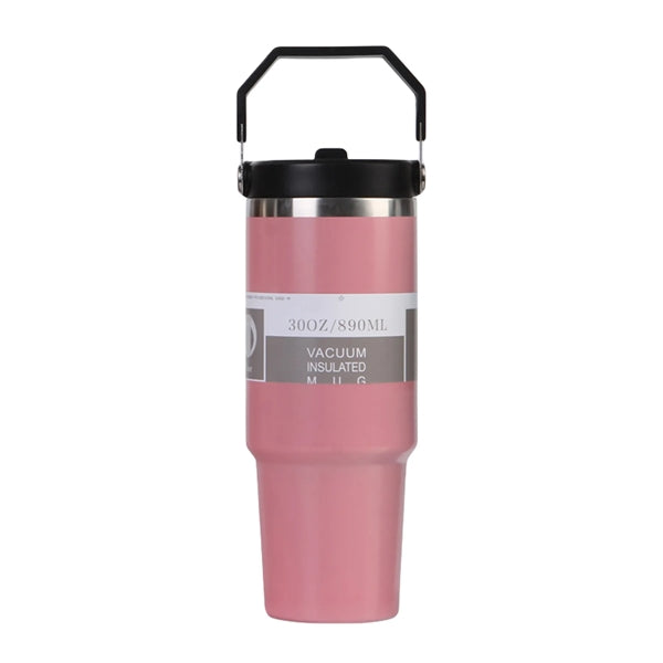 30 oz Stainless Steel Insulted Travel mugs With Straw