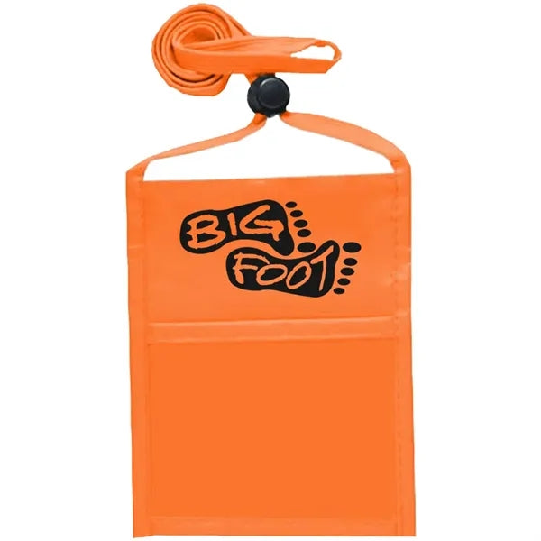 Economy Single Pocket Wallet with Lanyard