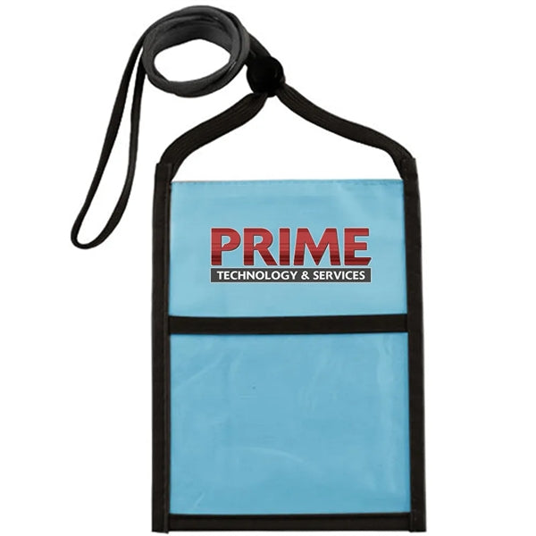 Two Tone Double Window Pouch