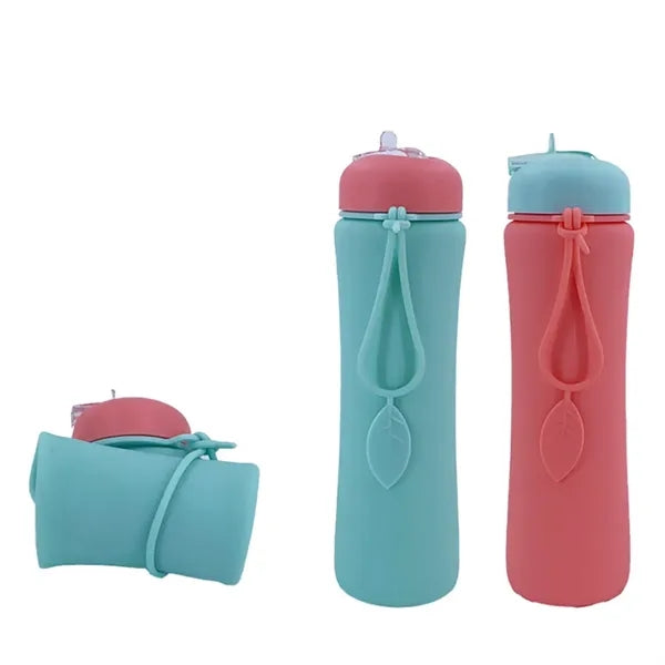 24Oz Large Travel Water Bottle With Carabiner