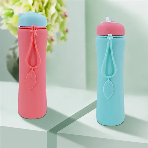 24Oz Large Travel Water Bottle With Carabiner