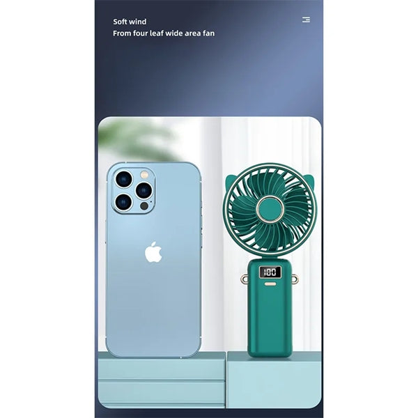 Digital Aromatherapy Portable Fan