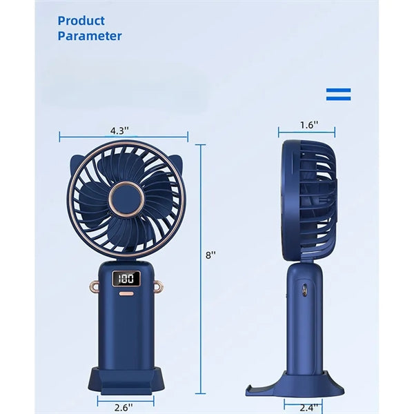Digital Aromatherapy Portable Fan