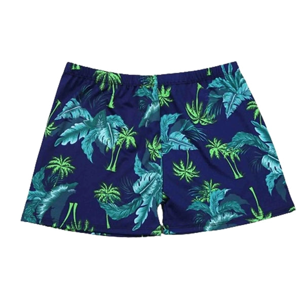 Casual Mens Swim Trunks Quick Dry Printed Beach Short