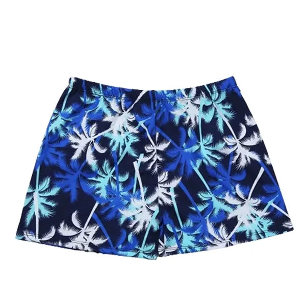 Casual Mens Swim Trunks Quick Dry Printed Beach Short
