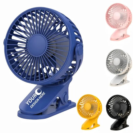 4 Inch Portable USB Rechargeable Clip Fan