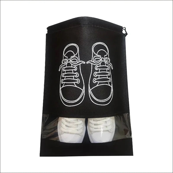 Portable Non-woven Shoe Drawstring Bags