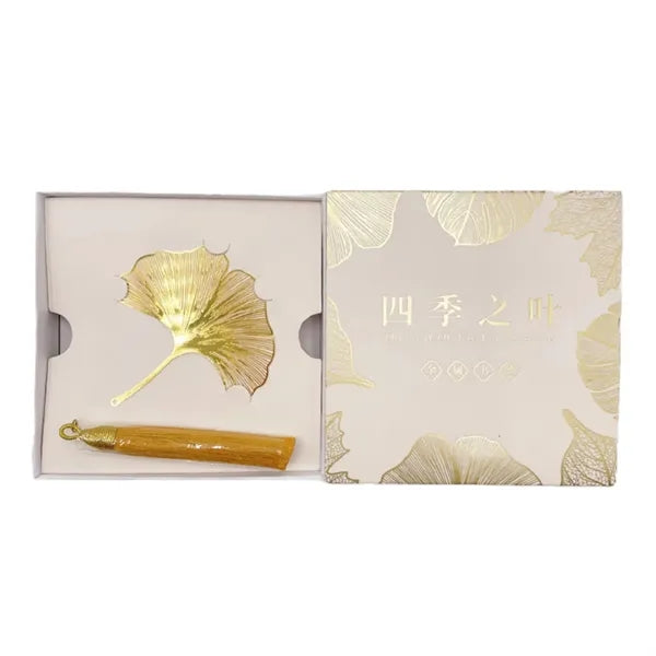Metal Leaf Bookmark