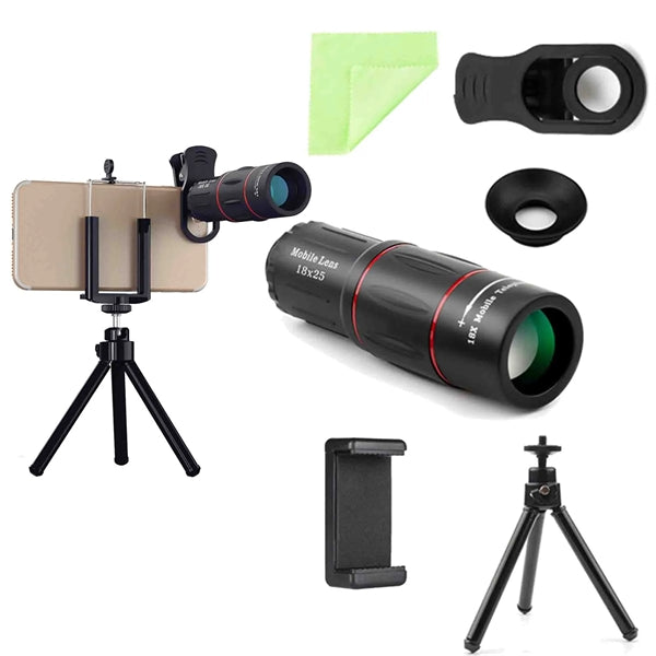 18X Cell Phone Camera Lenses Kit