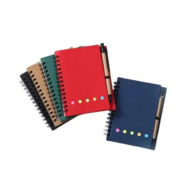 Notebook with Sticky Notes& Pen