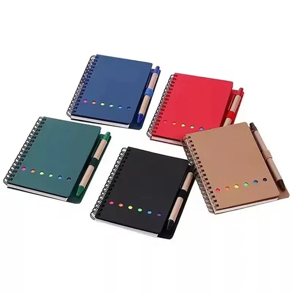 Notebook with Sticky Notes& Pen