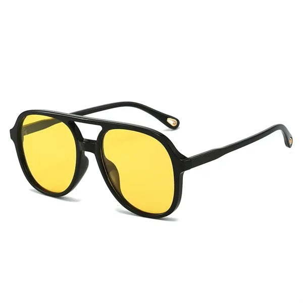 Retro Polarized Aviator Sunglasses for Women Men