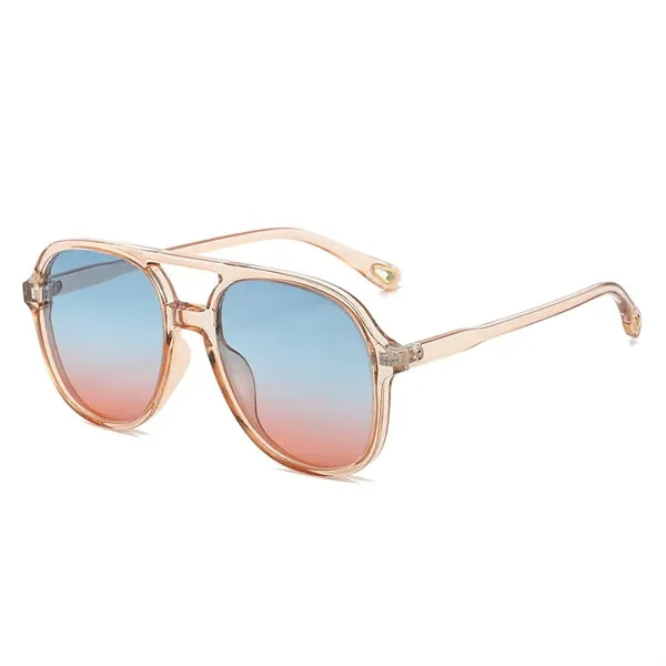Retro Polarized Aviator Sunglasses for Women Men