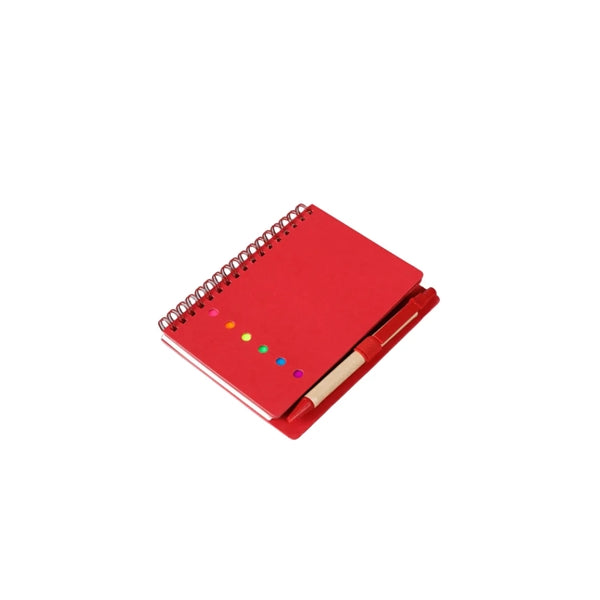 Spiral Notebook with Sticky Notes