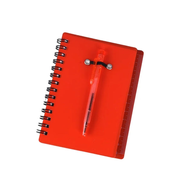Spiral Notebook With Stickers Ruler And Pen